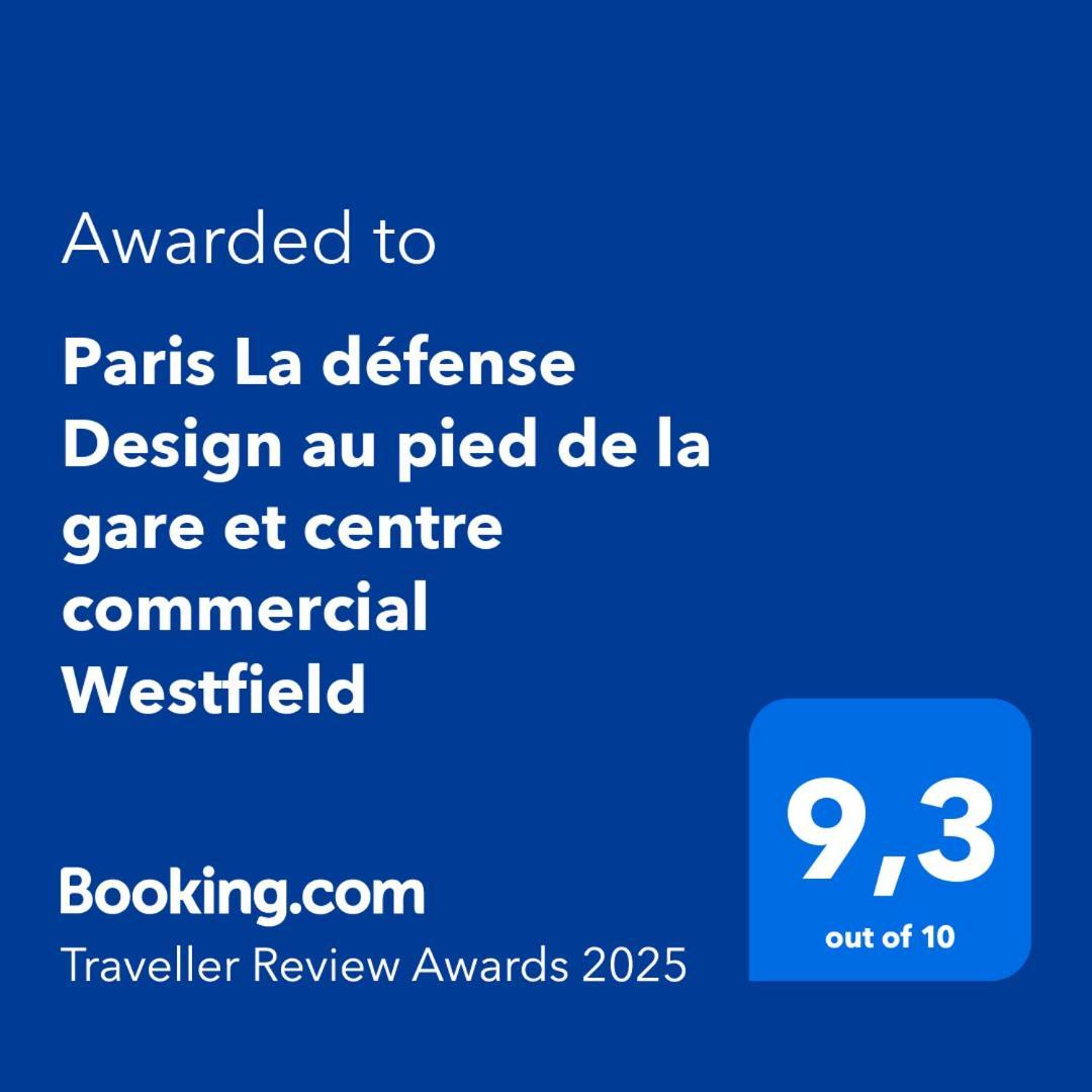 Paris La Defense Design Au Pied De La Gare Et Centre Commercial Westfield Puteaux Kültér fotó